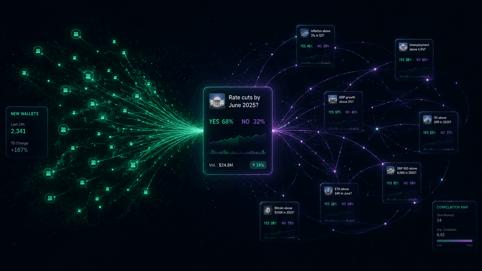 Polymarket Fresh Wallets and Market Correlation: The On-Page Signals Most Traders Miss